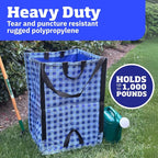DURASACK Heavy Duty Home and Yard Bags 48-Gallon Reusable Self-Standing Lawn - Image 3
