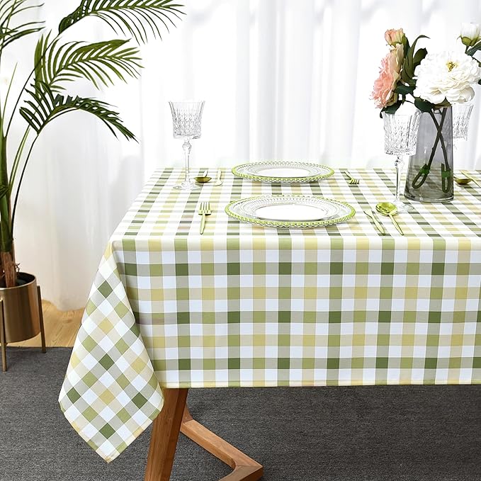 Classic Gingham Tablecloth Fabric - Image 4