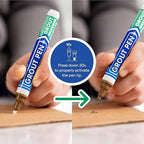 Grout Pen Brown Tile Paint Marker: Waterproof Grout Paint, Tile Grout Colorant - Image 3