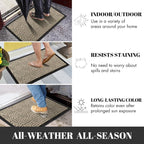 Yimobra Large Door Mat 36x24, All-Weather Waterproof Non-Slip Welcome Matt - Image 4