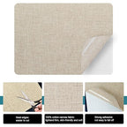 J.CARP 2Pcs Linen Repair Patches, Large Self-Adhesive Fabric Patch - Image 3