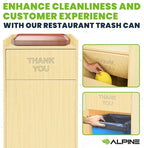 Alpine Restaurant Trash Can Cabinet - Image 6