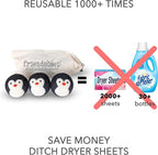 Friendsheep Wool Dryer Balls, Organic Reusable Fabric Softener Alternative - Image 3