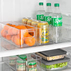 Plastic Food Storage 2 Pack Clear Container Bin - Image 6