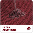 Bathroom Rugs Set 2 Pieces, Thin Bathroom Mats, Toilet Rugs, Quick Dry - Image 3
