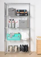 Amazon Basics 5-Shelf Adjustable Heavy Duty Steel Wire Rack Storage Shelving - Image 2