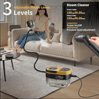 Steam Cleaner, 3-Level Adjustable Handle, 15s Heat-Up, 1.69 Quarts Tank - Image 4
