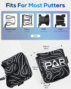 Big Teeth Golf Club Covers Full Set Driver Headcover Fairway Wood Hybrid Golf - Image 6