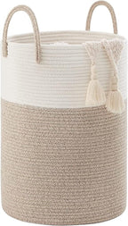 YOUDENOVA Woven Rope Laundry Hamper Basket, 72L Tall Luandry Basket, Baby - Image 8