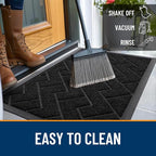 OLANLY Front Door Mat Indoor Outdoor Entrance, Waterproof All-Season, - Image 6
