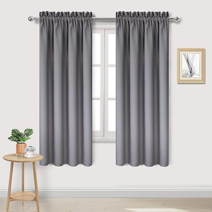 DWCN Blackout Window Curtain Panels, Light Blocking, Thermal Insulated by DWCN