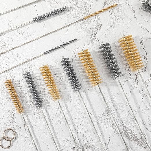 16 Inch Extra Long Pipe Cleaning Brush Set Abrasive Filament, 8 Piece Variety - Image 6