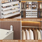Aheaplus Closet System, 6-15Ft Closet Organizer - Image 3