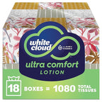 White Cloud Ultra Comfort Lotion 3-Ply Facial Tissue by WhiteCloud