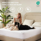 BEDLORE Waterproof Mattress Protector, California King Size Noiseless Mattress - Image 3