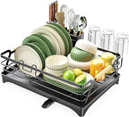 Epicano Dish Drying Rack for Kitchen Counter, Space-Saving Dish Rack, Rustproof - Image 8