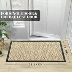 Yimobra Door Mat, Outdoor Indoor Entrance Welcome Mat, Heavy Entry Front Door - Image 2