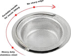 4 Pack Stainless Steel Sink Strainer Basket, Fine Mesh Drain Protector - Image 3
