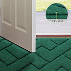 hicorfe Front Door Mat Outside Entrance, Stain and Fade Resistant, Non Slip - Image 4