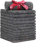 HOMEXCEL Microfiber Washcloths 12 Pack, Highly Absorbent and Soft Face Towel by HOMEXCEL