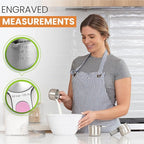 Spring Chef Magnetic Stainless Steel Measuring Cups, Kitchen Tools - Image 5