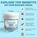 TradeGrade Pure Baking Soda Powder – 15 lb Bucket, Sodium Bicarbonate Powder | - Image 8