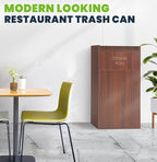 Alpine Restaurant Trash Can Cabinet - Image 2
