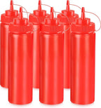 New Star Foodservice 26405 Squeeze Bottles, Wide Mouth, 24 oz - Image 2