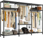 Raybee Clothes Rack Heavy Duty Load 795LBS Portable Clothing Racks by Raybee