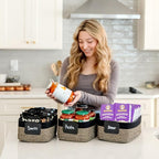 NaturalCozy 11.8"x8"x4.5” Rectangle Storage Baskets - Image 4