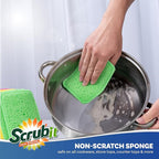 Scrub and Wipe Cleaning Pads – SCRUBIT Dual Sided Scouring Pad and Sponge - Image 3
