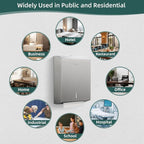 Paper Towel Dispenser Wall Mount, Large Commercial C/Z Tri Fold Multifold Hand - Image 6