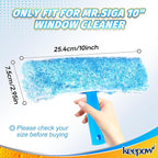 KEEPOW 10" Microfiber Window Scrubber Refill Replacement Compatible - Image 5