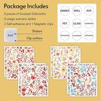 Swedish Dishcloths for Kitchen, 8 Pack Watercolor Reusable Paper Towels - Image 6