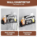 Wall-Mounted Cleaning Tool Organizer, 16.14x4.33x3.74 inches, Mop Holder - Image 4