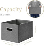DECOMOMO Storage Bins for Shelves Robust Fabric Closet Bins for Shelves Toy - Image 8