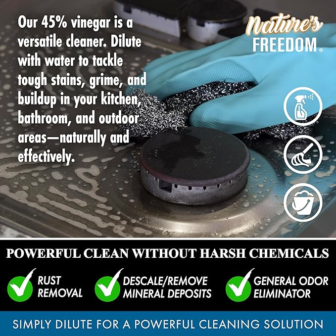 Nature's Freedom 45% Vinegar - Image 8
