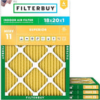 Filterbuy 18x20x1 Air Filter MERV 11 Allergen Defense Replacement, by Filterbuy