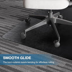 Chair Mat for Carpet, Non-Slip Office Vinyl Mat for Carpet - Image 5