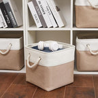 11 x 11 Inch Storage Cubes, 6 Pack Large Collapsible Fabric Storage Bin - Image 4