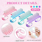 Patelai 24 Pcs Handle Grip Nail Brush Bulk Colorful Nail Scrubber Cleaner - Image 2