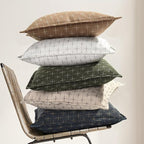 ZWJD Throw Pillow Pillow Covers 26x26 Set of 2 Soft Polyester Textured Pillow - Image 6