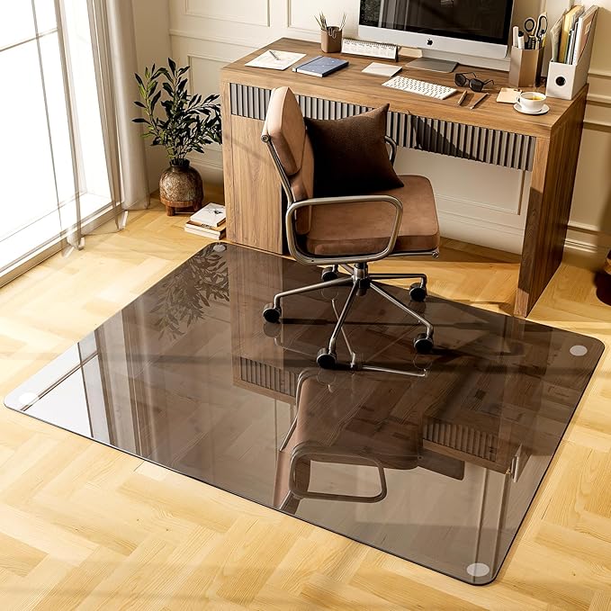 GLSLAND 46" × 55" Chair Mat – Durable Office Chair Mat on Carpet - Image 2