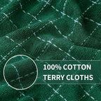 Homaxy 100% Cotton Terry Kitchen Dish Cloths, Ultra Soft and Absorbent Dish - Image 2