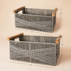 LA JOLIE MUSE Wicker Storage Baskets - Image 5