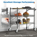 Leteuke 3 Tier Rolling Carts - Image 7