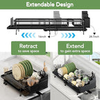 ROTTOGOON Expandable Dish Drying Rack - Image 2