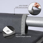 2 Packs Hanging Closet Organizer Stroage, 3-Shelf Hanging Shelves - Image 5