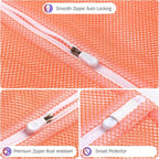 5Pcs Mesh Laundry Bags Sturdy for Delicates, Travel and Organize - Image 5
