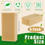 Tessco for you 3 Pcs Reusable Soot Eraser Sponge for Dry Cleaning - Image 2